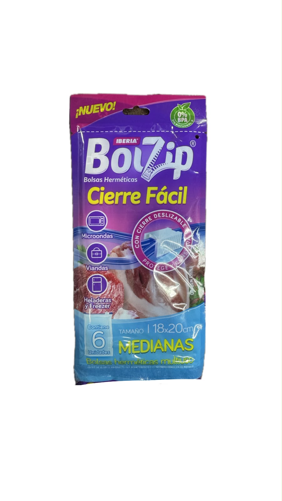 BOLZIP CIERRE FACIL 18X20