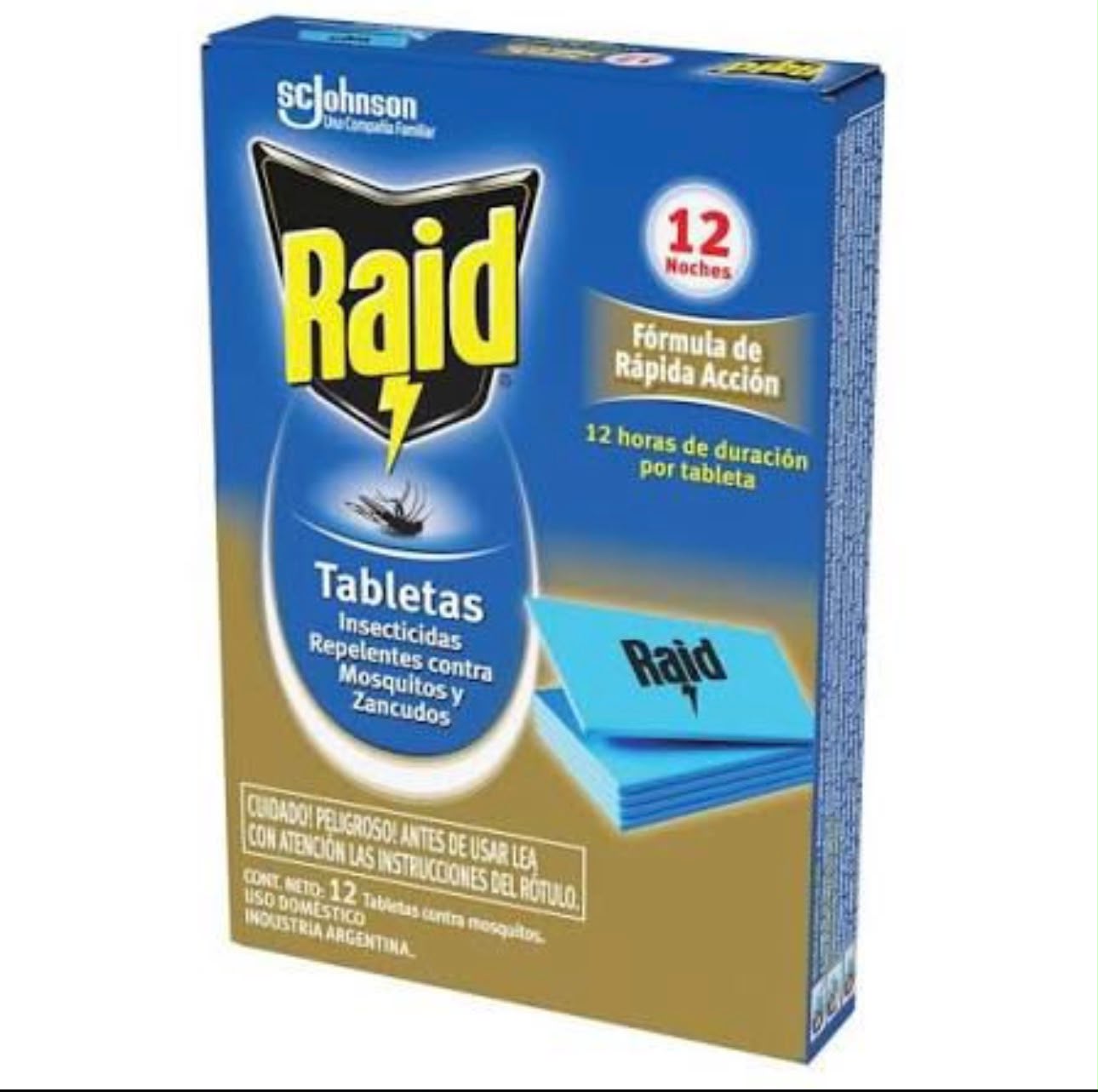 TABLETAS RAID X12