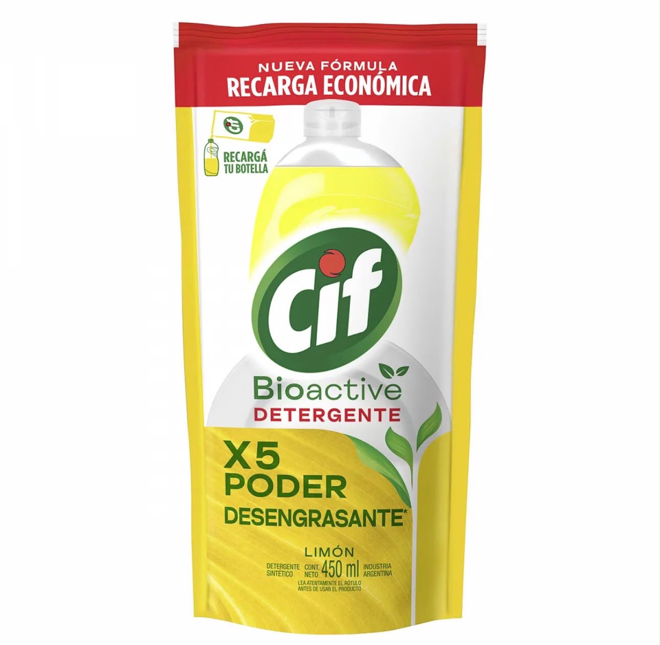 CIF REPUESTO DETERGENTE LIMON 450ML