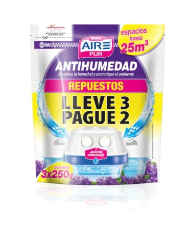 AIRE PUR ANTIHUMEDAD REPUESTOS 3X2