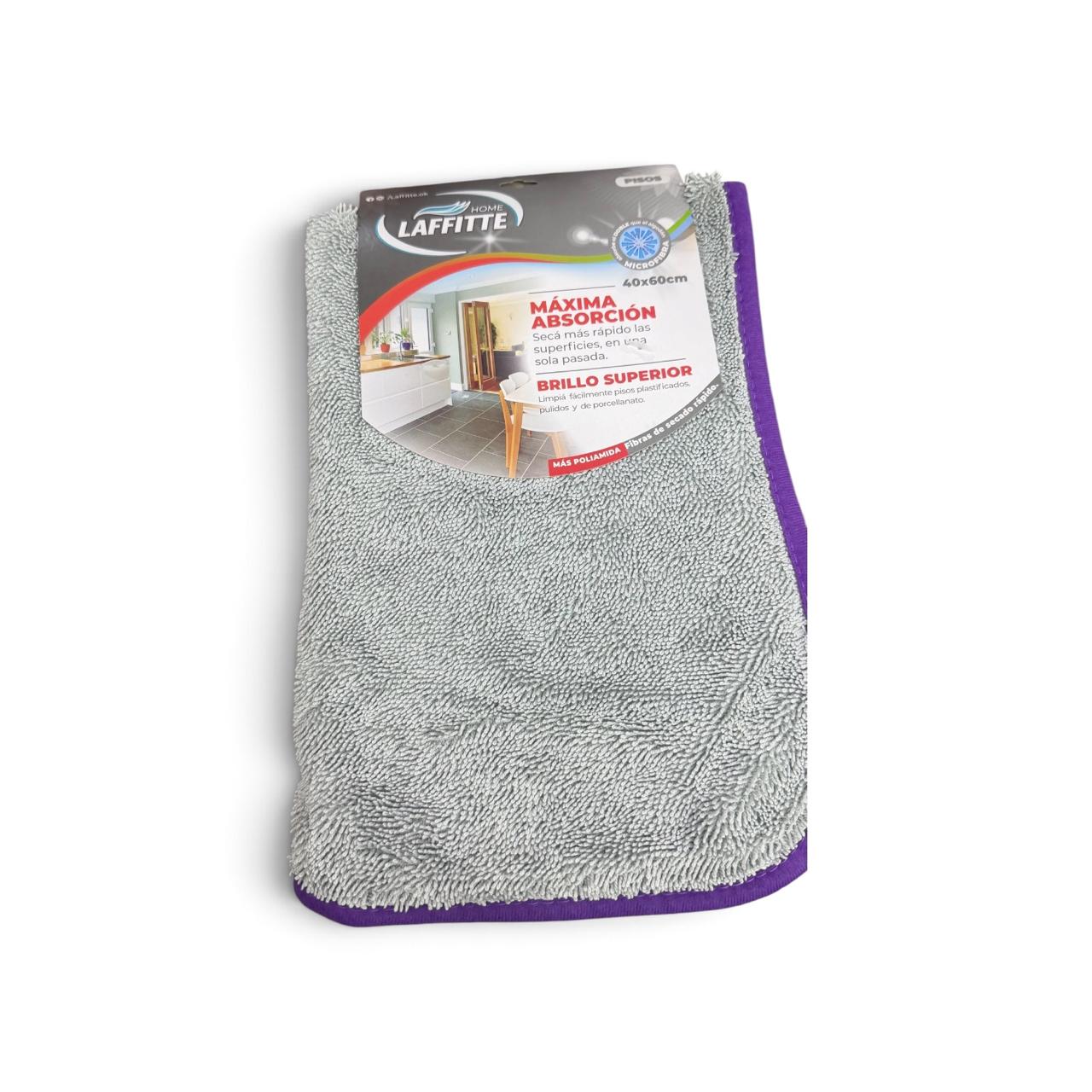 PAÑO MICROFIBRA 40X60 LAFFITTE MAXIMA ABSORCION