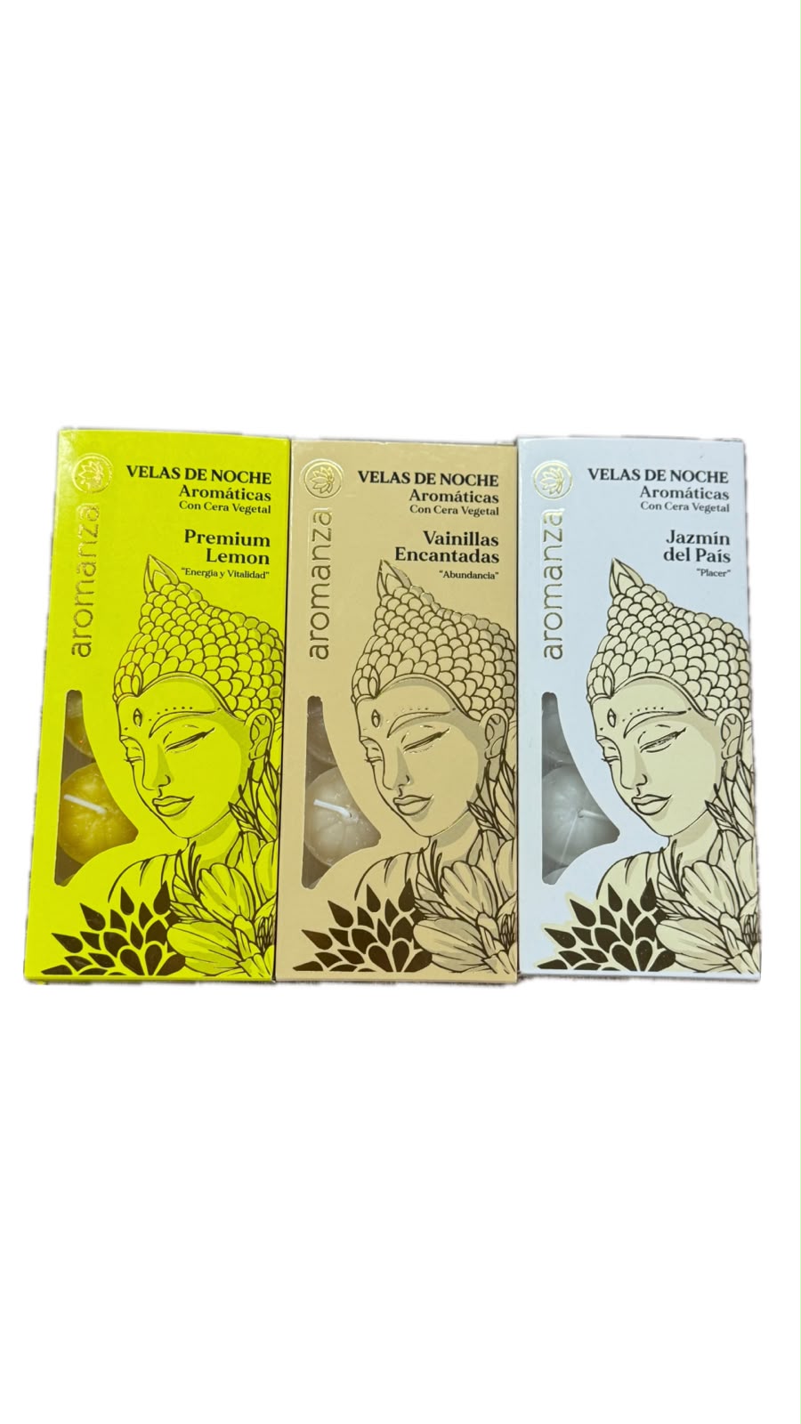VELAS DE NOCHE AROMANZA