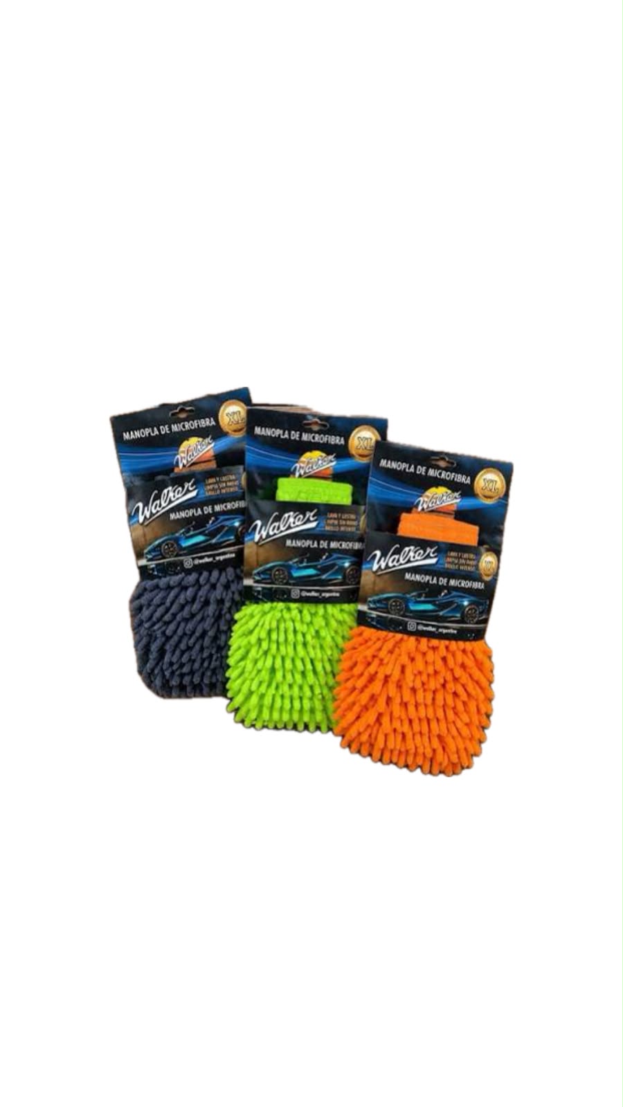 MANOPLA MICROFIBRA PARA LAVAR AUTO WALKER