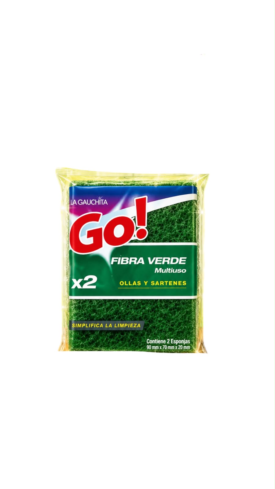 ESPONJA FIBRA GO VERDE X2
