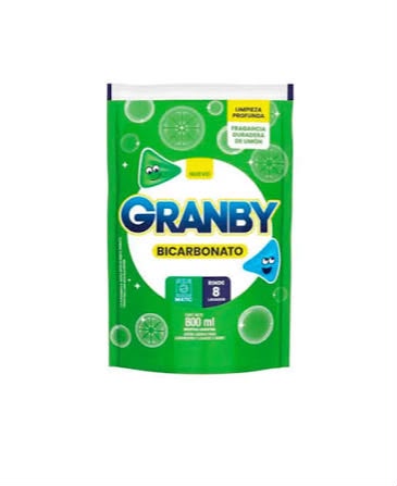 JABON GRANBY BICARBONATO 800 ML LIMON